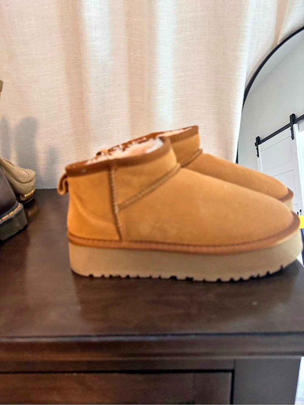 UGG Classic Ultra Mini Platform Winter Boots Brown EU 39